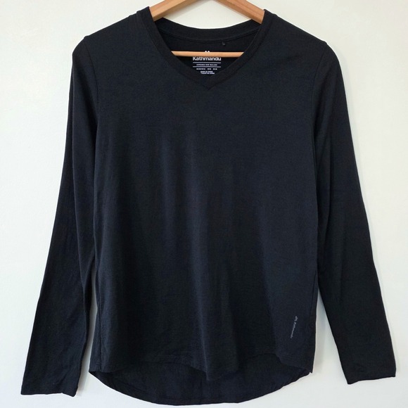 Kathmandu Womens Merino Wool Base Layer Top Sz 10 Long Sleeve Active Outdoor - Picture 1 of 12